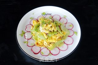 黄瓜炒鸡蛋的做法