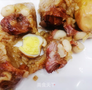 大肉粽  五香肉粽的做法