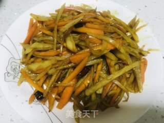 炒双丝的做法