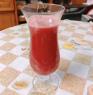 鲜榨西瓜汁的做法