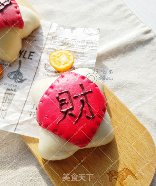 绿豆沙福包的做法