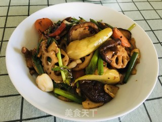 干锅杂蔬的做法