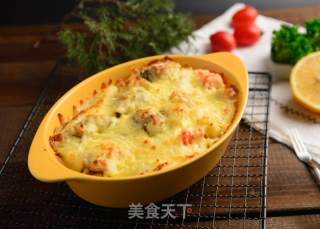 咖喱蘑菇鸡肉焗饭的做法