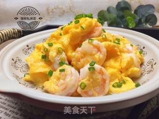虾仁滑蛋的做法