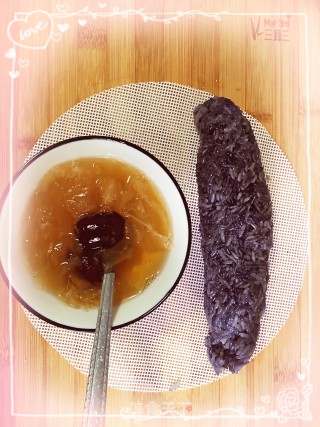 白糖乌饭包油条的做法