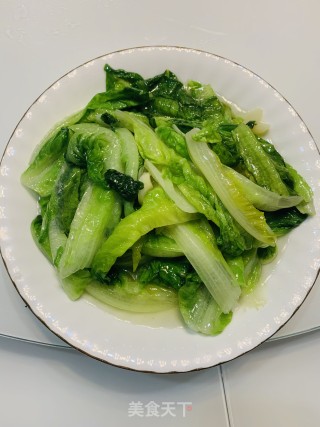 清炒生菜的做法