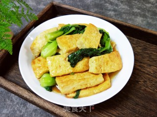 小青菜炒豆腐的做法