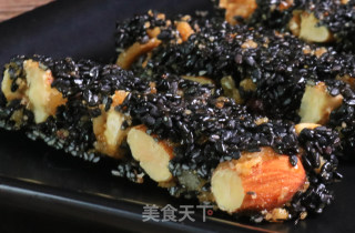 黑芝麻营养脆的做法