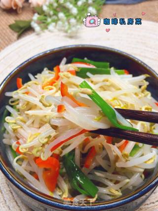 清炒绿豆芽的做法