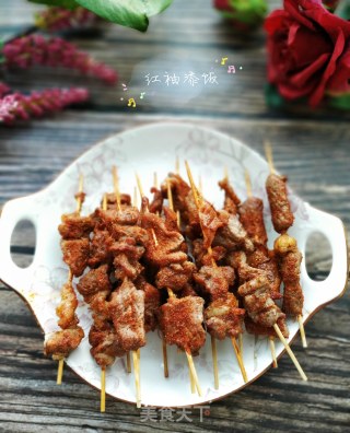 电烤箱版羊肉串的做法