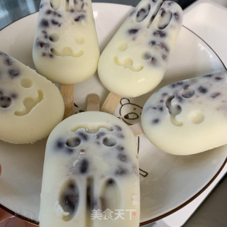 牛奶布丁雪糕（+蜜豆）