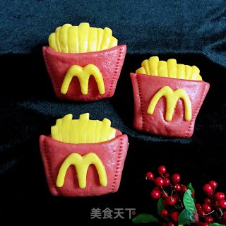 薯条豆沙包的做法