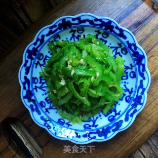 麻油拌苦瓜的做法