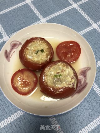 肉末酿番茄的做法