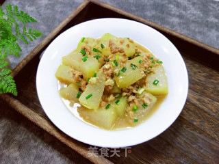 肉末焖冬瓜的做法