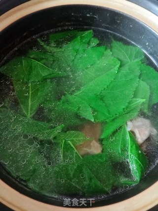 桑叶扇骨汤的做法