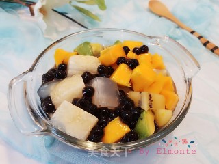 水果波霸洋菜冻的做法