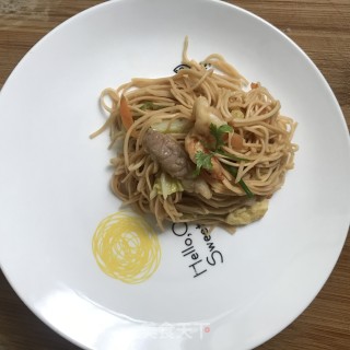 炒线面的做法