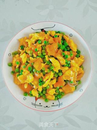 豌豆黄番茄炒蛋的做法