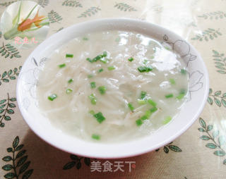 虾皮萝卜丝汤的做法