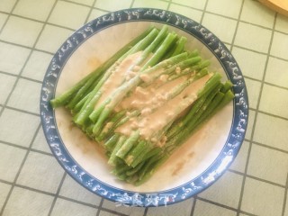 麻酱拌豇豆的做法