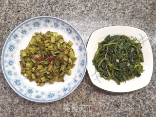 空心菜-一菜两吃的做法