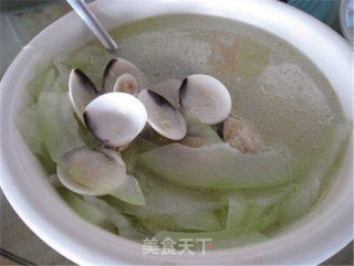 蛤蜊节瓜汤的做法