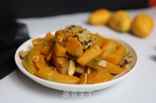 香菇肉末烧南瓜的做法