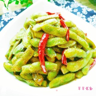烧毛豆的做法