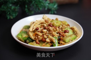 黄瓜拌腐竹的做法