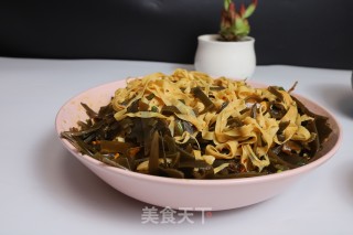 豆腐皮拌海带丝的做法