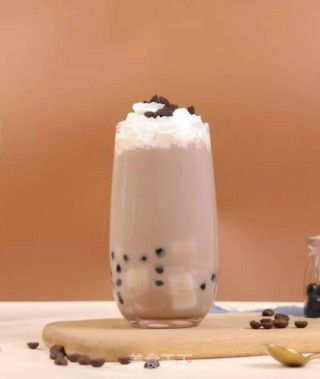 雪顶可可奶茶的做法