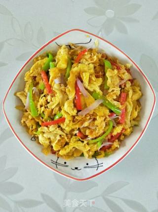双椒炒豆皮的做法