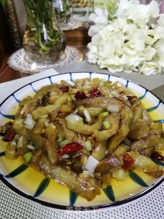 蒜末茄条的做法