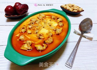 #蒸菜#蚬子豆腐蒸蛋羹的做法