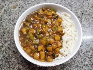 素三丁打卤面的做法