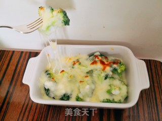 白酱焗西蓝花的做法