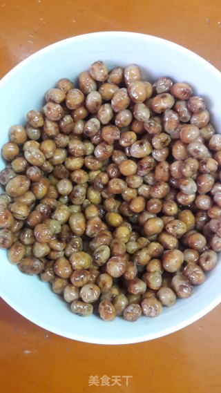 炒黄豆的做法