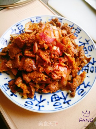 孜然牛肉的做法