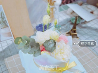 Ins风~的鲜花蛋糕 | 在家也能自己做的高颜值甜品