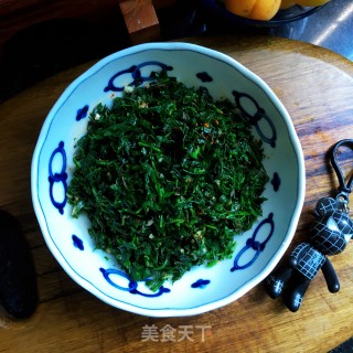 油泼扫帚菜芽的做法