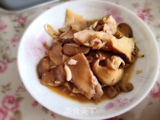松茸炒肉的做法