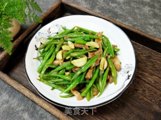 四季豆炒肉丝的做法