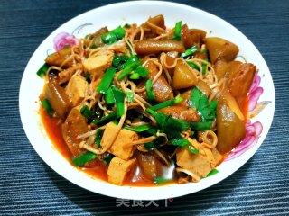 豆腐烧茄子的做法
