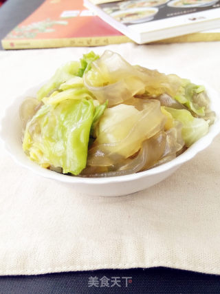 包菜烧粉条的做法