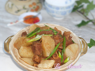 牛腩萝卜的做法步骤：14