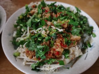 金针菇蒸粉丝的做法