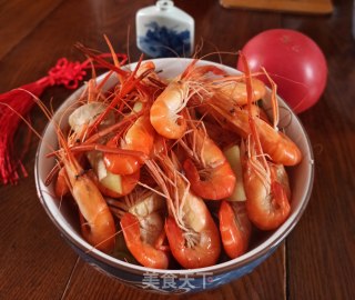 盐水煮小河虾的做法
