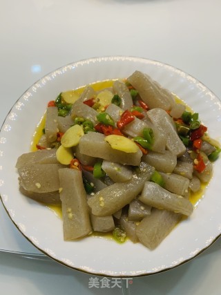 尖椒魔芋的做法