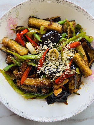 火麻仁烧茄子的做法
